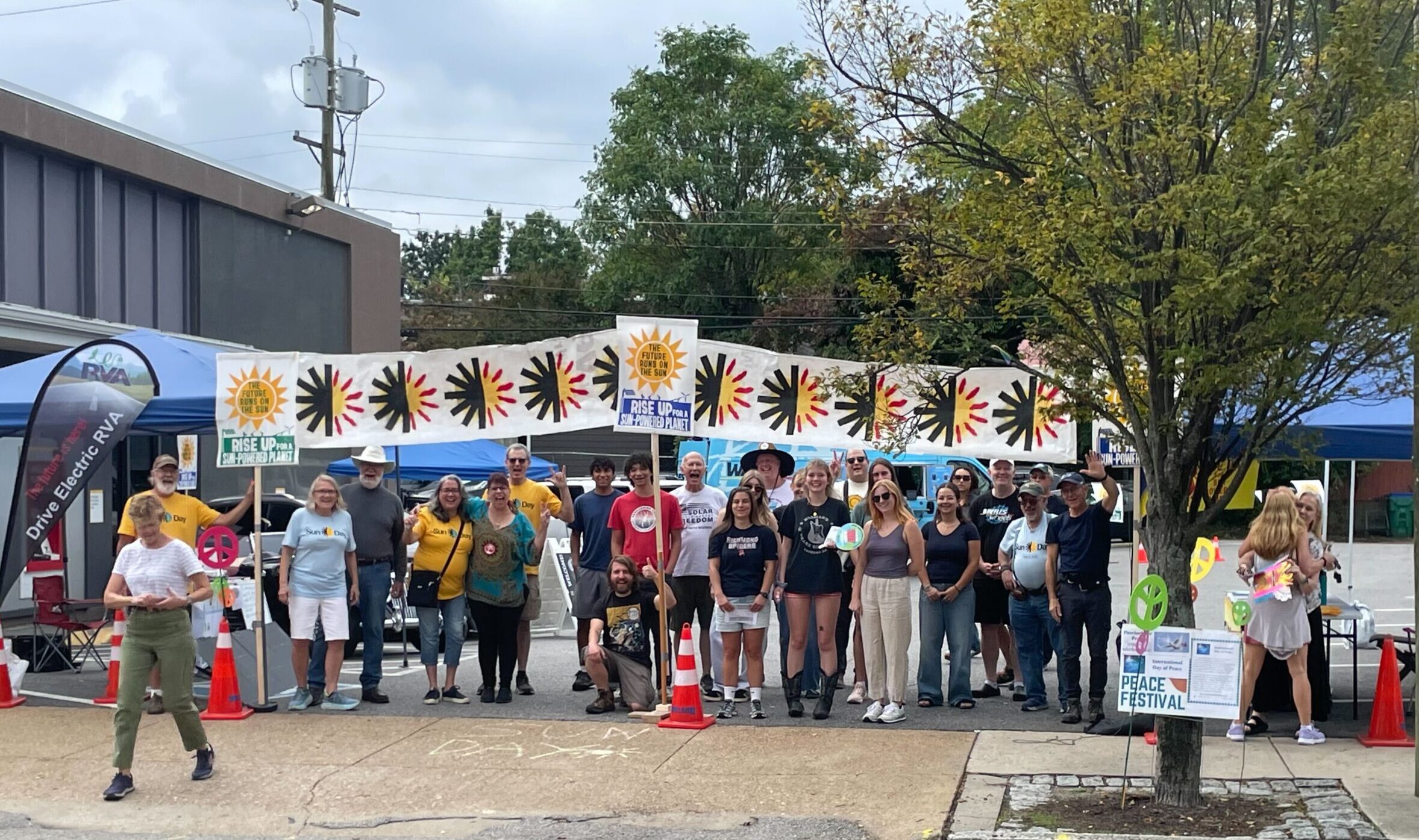 Virginians Celebrate International “Sun Day” With Solar-Powered Home Tours, School Bus Electrification, and Peace-Centered       Community Rally