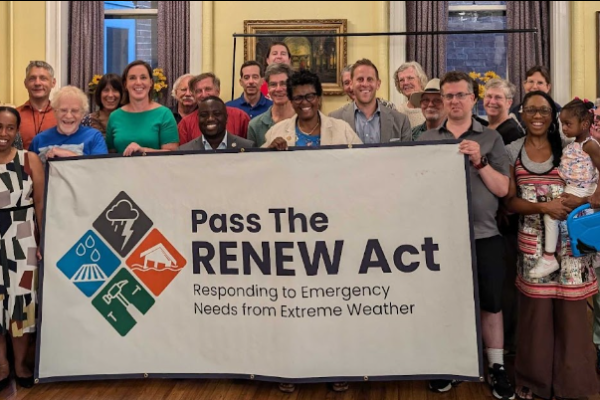 MD activists support passage of the Responding to Emergency Needs and Extreme Weather (RENEW) Act